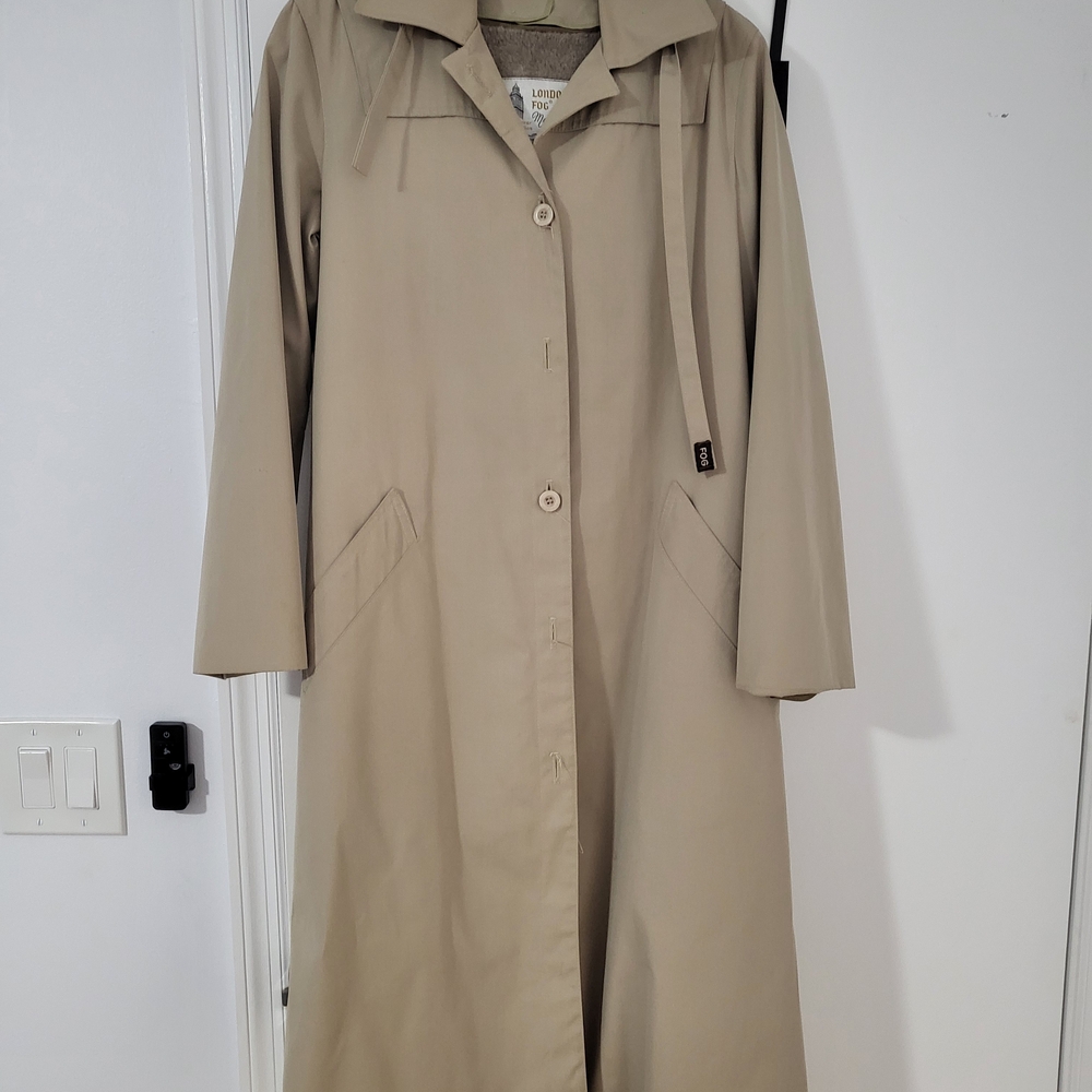 London Fog Tan Trench Coat